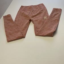 Hurley Women's Seamless Leggings Coral Heather Size Small Comfort Pre Owned