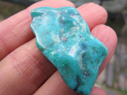 Large Crystal Turquoise Freeform Healing rare Turkish enhance intuition Truth 4g - Picture 16 of 24