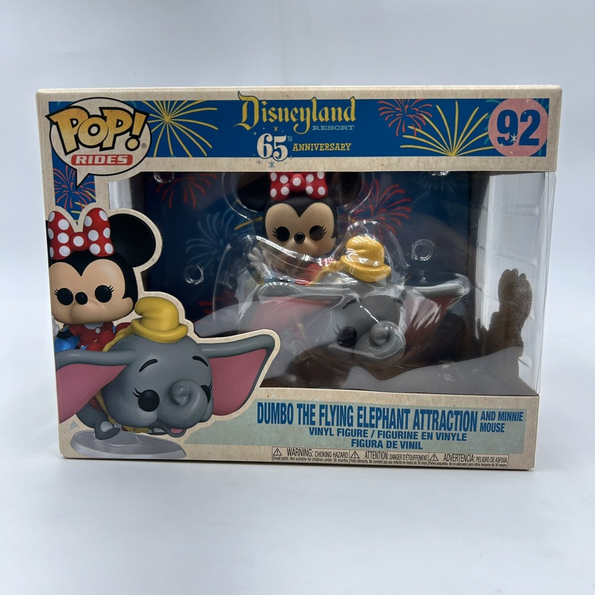 Funko Pop! Rides Disney Dumbo the Flying Elephant Attraction and Minnie  Mouse 92