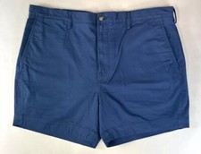 NWT Polo Ralph Lauren Shorts Mens 42W Stretch Classic Fit Blue Chino 6"
