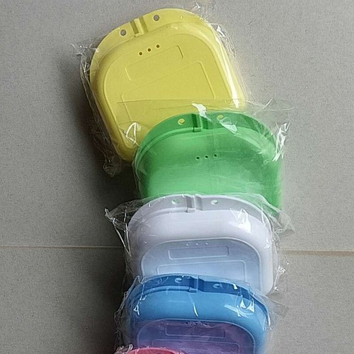 1/2 caja de aparatos ortodontológicos crujiente caja de dentición caja de prótesis caja de aparatos ortodontológicos - Imagen 15 de 40
