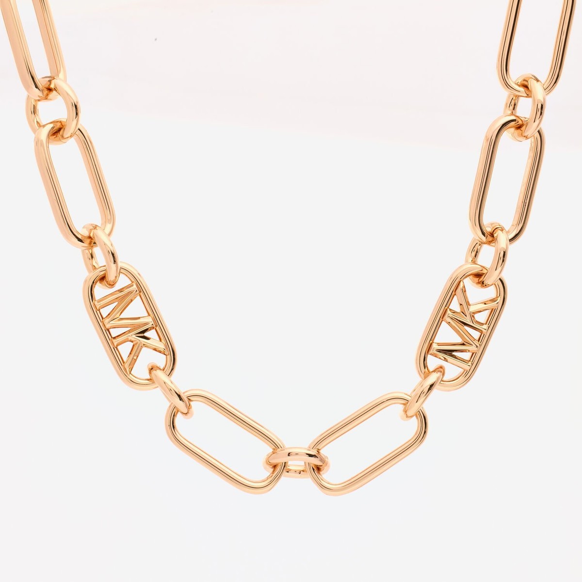 Michael Kors Necklace 14K Precious Metal-Plated Brass Empire Link