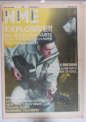 UK NME Magazine 15.  Feb. 1986 Big Audio Dynamite Punk Part 3 Manchester Ramones