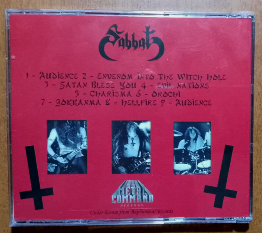 SABBAT - Samurai Zombies Japan 80's Black / THRASH!! | eBay