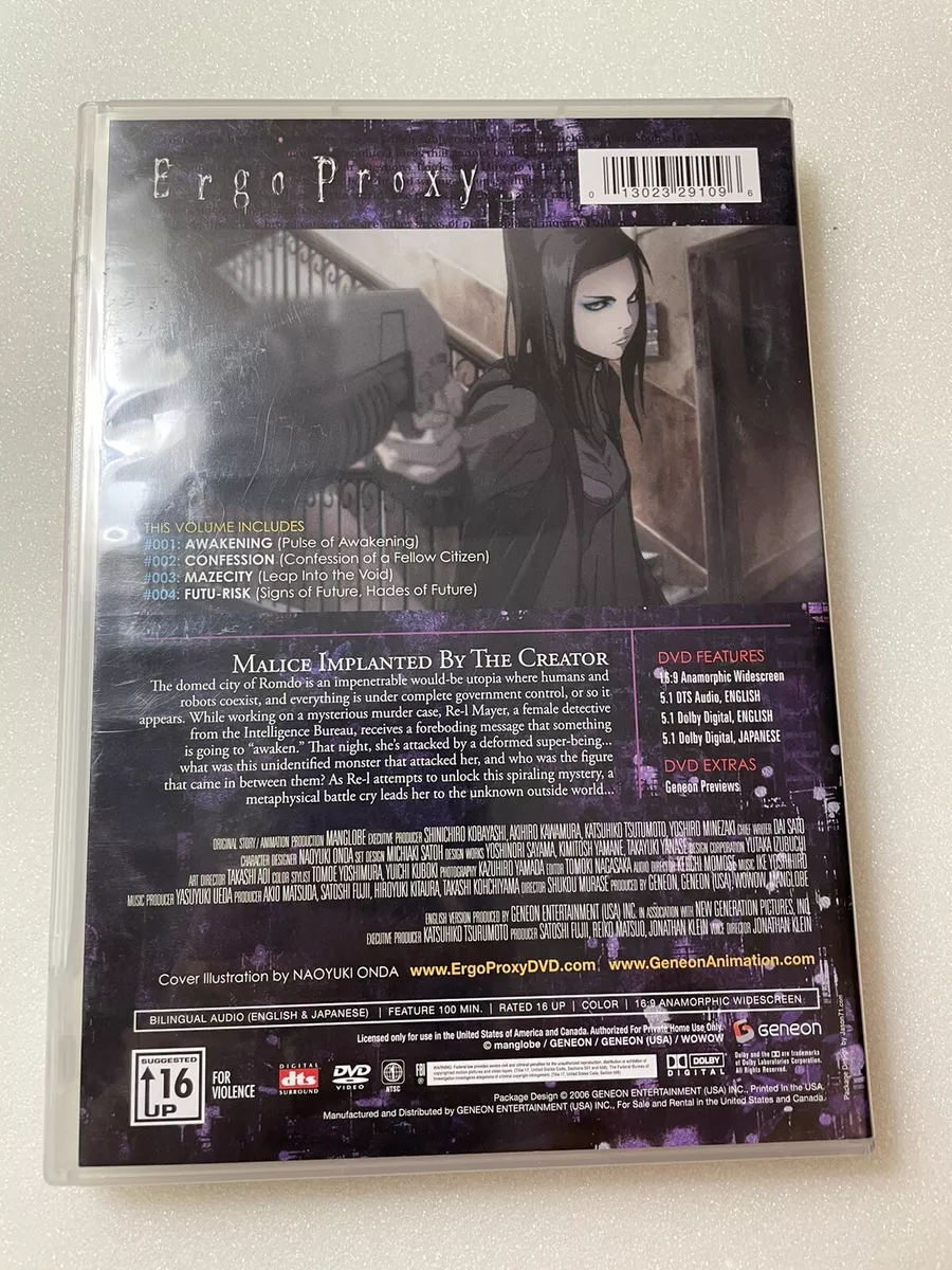 Ergo Proxy - Vol. 1: Awakening (DVD, 2006, 2-Disc Set, Collectors Edition)  for sale online