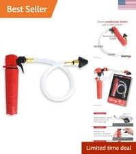 Red 20G Swoosh Big Shot Drain Gun - 6x2x2 Inches, Perfect for Quick Drainage