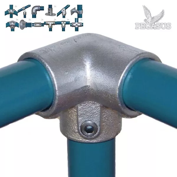 Pipe Clamp System 48mm Fittings Connectors 48.3mm Tube Galvanised Allen Key