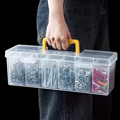 Vatertagsgeschenk 7-teilig (6 kleine Boxen + 1 große Box) Eisenwaren Werkzeug Teile Aufbewahrung