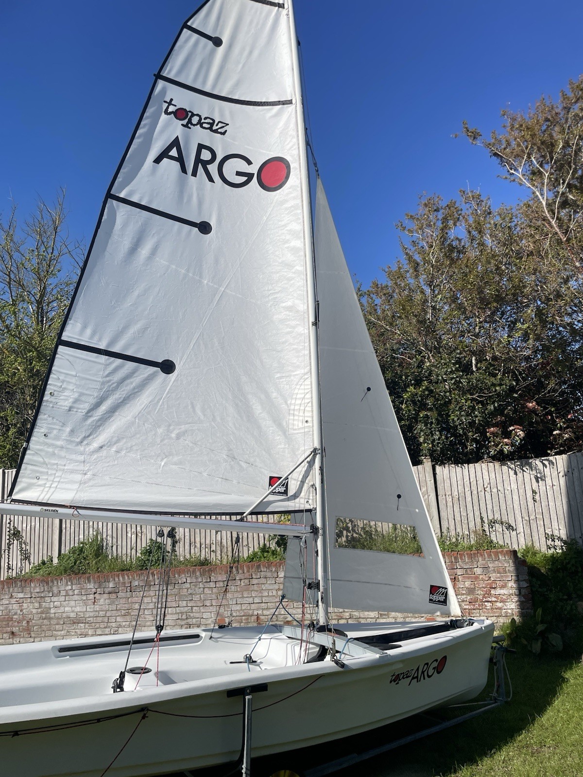 Topaz Argo Sailing Dinghy Boat 2016 Model Argo for sale on eBay UK