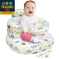Inflatable Baby Seat for Babies 3 Months  Up, Portable Blow up Baby Sit up Chai