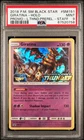 Pokemon Giratina Holo SM151/214 Lost Thunder Prerelease Staff PSA 9