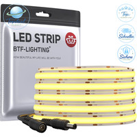 Led Streifen 5M 480 Leds Warmweiß 9W/M 12V Dimmbar Verformbar FüR InnenräUme