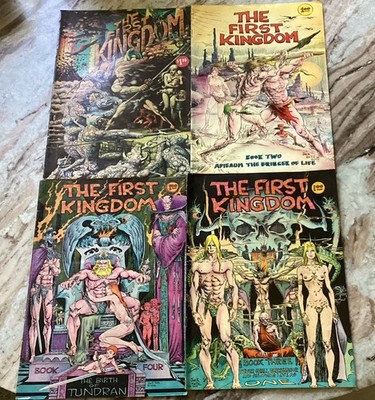 The First Kingdom Books #1-4 1974-75 by Jack Katz