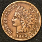 1882 Indian Head Cent - Attractive RB - Strong Features - BETTER DATE