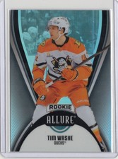 2025-26 UD Allure Hockey Rookie Black Rainbow 109 Tim Washe Ducks Fire Sale!
