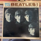 Meet The Beatles 1964 Mono Press Vintage Vinyl LP 60s Classic Rock Records