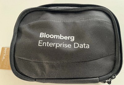  NEW BLOOMBERG Enterprise Data Multi Use All Purpose Bag Multi Pocket Swag