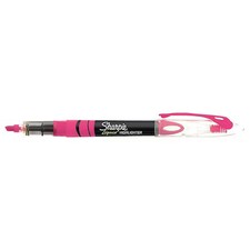 Sharpie 1754464 Liquid Highlighter, Chisel Tip Pink Pk12