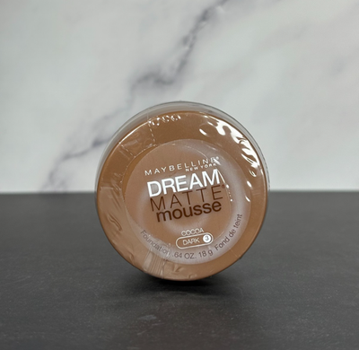 Maybelline Dream Matte Mousse Foundation COCOA 3 Dark .64 oz 1