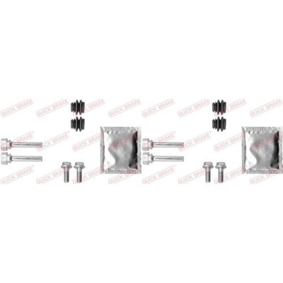2X QUICK BRAKE FÜHRUNGSHÜLSEN SATZ BREMSSATTEL HINTEN passend für HYUNDAI ACCENT