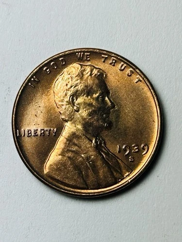 1939-S Lincoln Wheat Penny Cent ~ Gem BU (red) #13