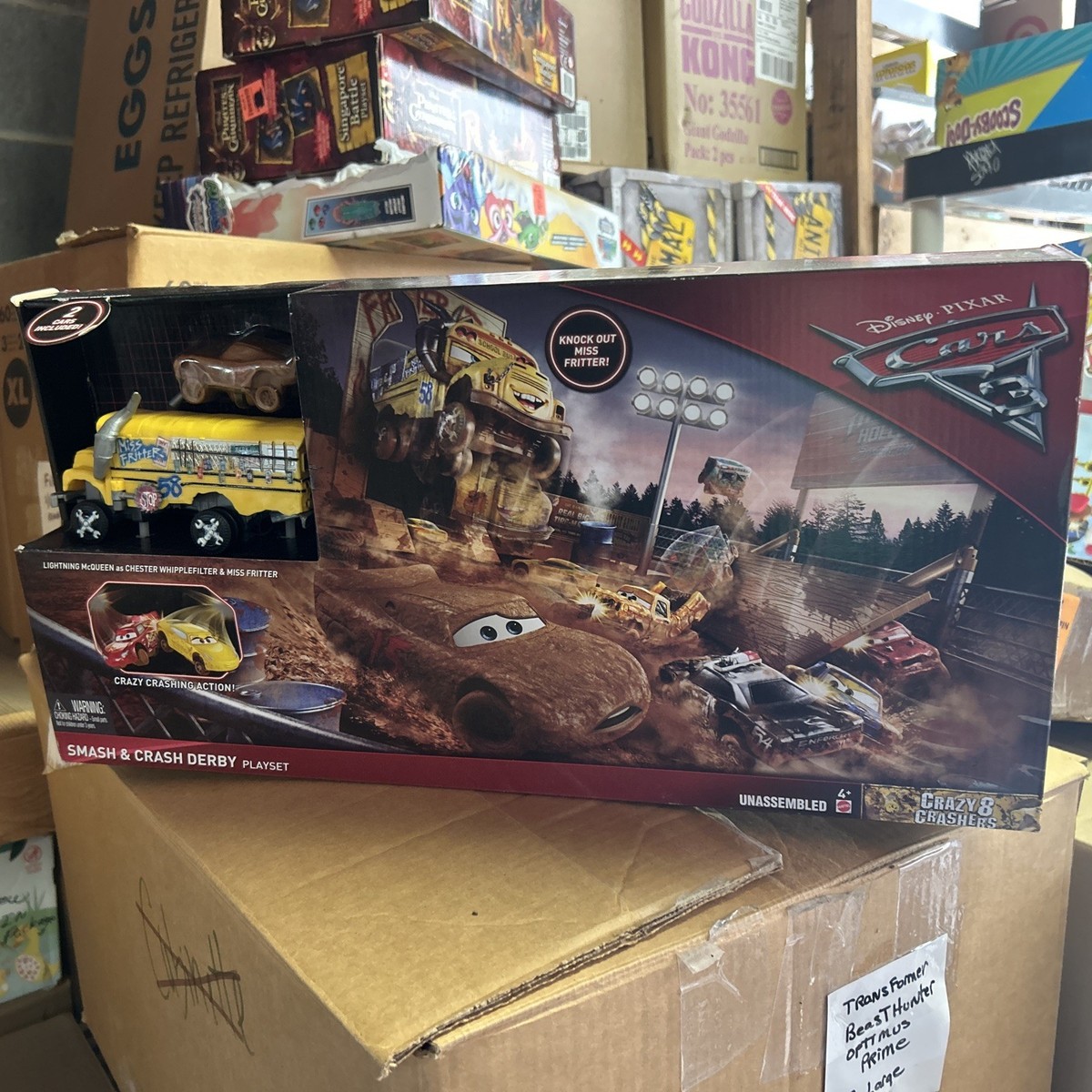 ディズニー ピクサー カーズ ディスプレイパック8 Disney Pixar Cars 3 Crazy 8 Playset for sale online | eBay
