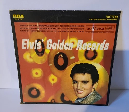 Elvis Presley - Elvis' Golden Records Vintage 12" Vinyl 33 RPM LP Record