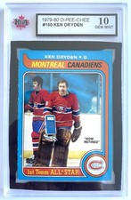 1979-80 O-Pee-Chee Ken Dryden #150 KSA 10 Gem Mint Pop 4! Montreal Canadiens
