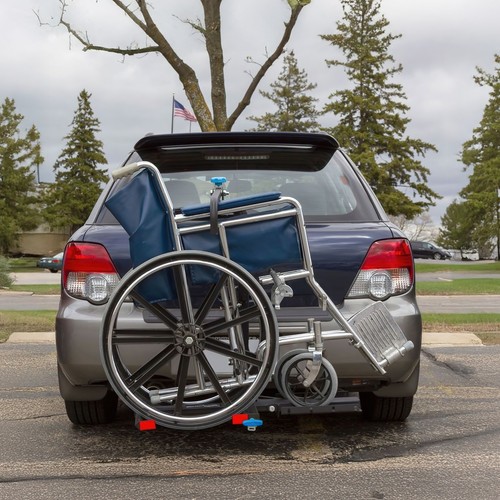 Silver Spring Foldable Manual Wheelchair Carrier Platform (Open Box) - 第 5/11 張圖片