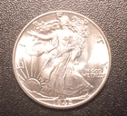 1942 P Walking Liberty Half Dollar BU High Grade