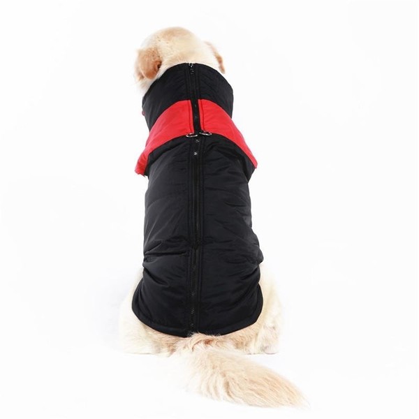 Ropa para Perro pequeños invierno nieve impermeable Abrigo Chaqueta S color rojo