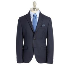 Lauren Ralph Lauren Big Boys Solid Classic Suit Jacket - Navy Size 12R