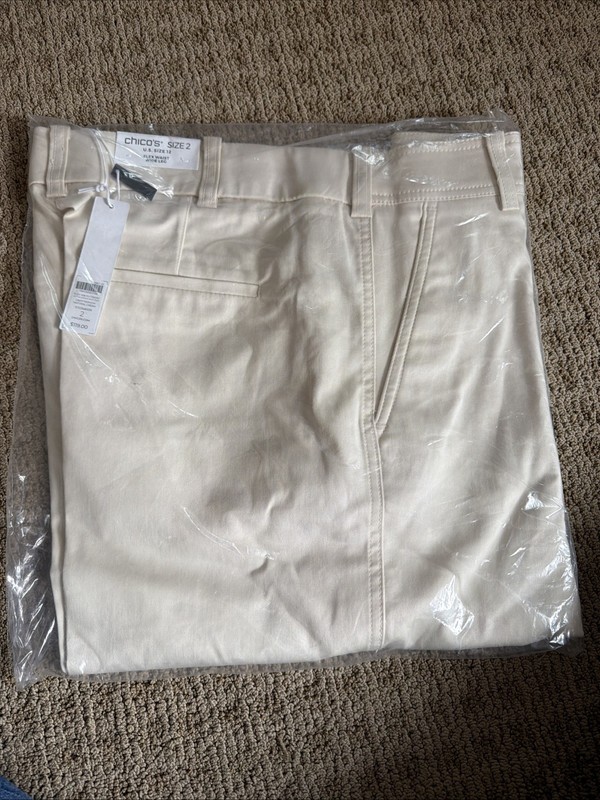 Chicos Flex Waiste Wide Leg Pant 12