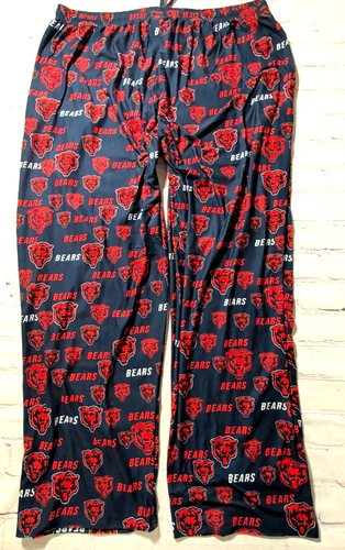 Men's XXL NFL Chicago Bears Ultra Soft Straight Leg Lounge Pajama Pants - New - Picture 13 of 13