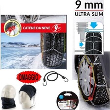 CATENE NEVE AUTO PER GOMME RUOTE BOTTARI 155/65R15 CERCHIO 15" 18821 PNEUMATICO
