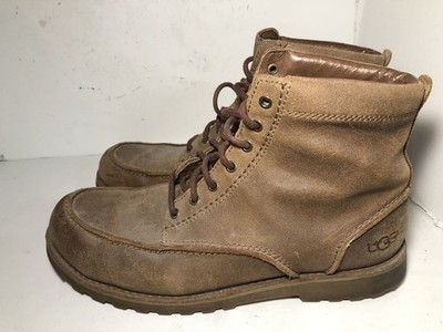Men s UGG Fallbrook Boots Casual Cordovan Tan Brown Leather Men's Size 11