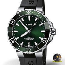 Oris Aquis Date Green Dial Men's Watch 01 733 7766 4157-07 4 22 64FC