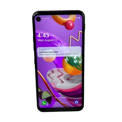 LG Q70 Q620 64GB 4G LTE Android Smart Phone Black Factory Reset Tested