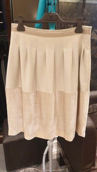 Women Etro Skirt Beige Polyester 38 / M / 46