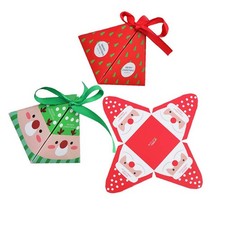 12 Pcs Christmas Gift Candy Boxes Paper Small Treats Favors Party Supplies