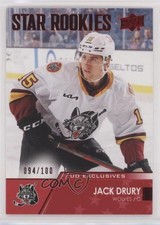 2021-22 Upper Deck AHL Star Rookies Exclusives 94/100 Jack Drury #149 0nr3