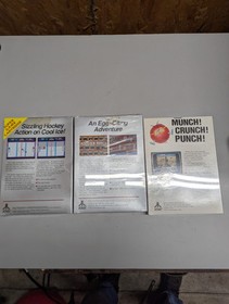 Sealed NIB Atari 7800 Games Lot of 3 Crack'ed Dig Dug Hat Trick 