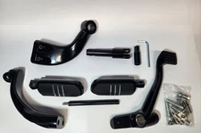 Mid Controls Kit Foot Peg Lever Black For Harley Sportster XL 883 1200 2014-2022