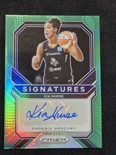 2021 Panini Prizm WNBA Signatures Green Prizm Kia Nurse #SG-KNS Auto