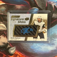 Chandler Stephenson 2023-24 Upper Deck Engrained Signature Shots Autograph 4/99