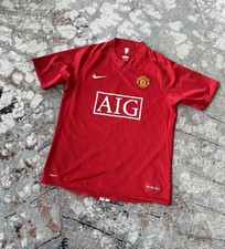 Nike Manchester United 2007/2008  AIG Football Jersey