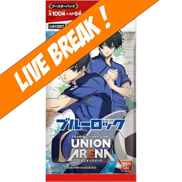 [ Live Break ] Union Arena - Blue Lock UA12BT (Japanese) Booster Pack