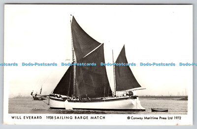 R759533 Will Everard 1938 Segelkahn Streichholz Conway Maritime Press Ltd Pamlin P