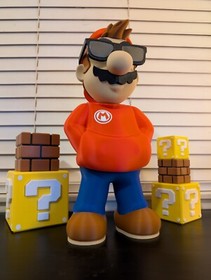 Chill Luigi & Mario Figures &ndash; 8.5&rdquo; and 17&rdquo; &ndash; Retro Gaming Collectible