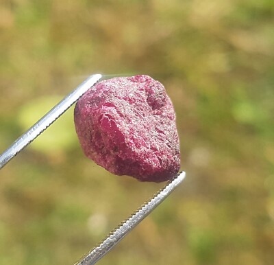 Rubin brut Longido Tansania 19,20ct grob unbeheizt Rubin Tansania Edelsteine 红宝石